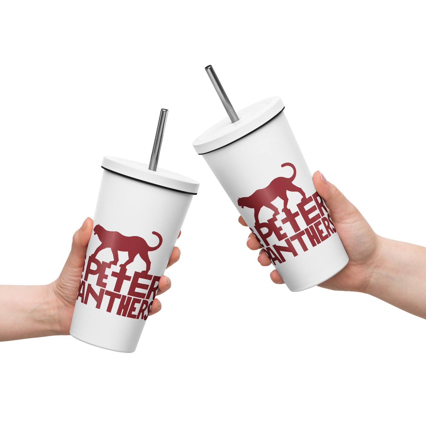 Panther Tumbler - 20oz with straw