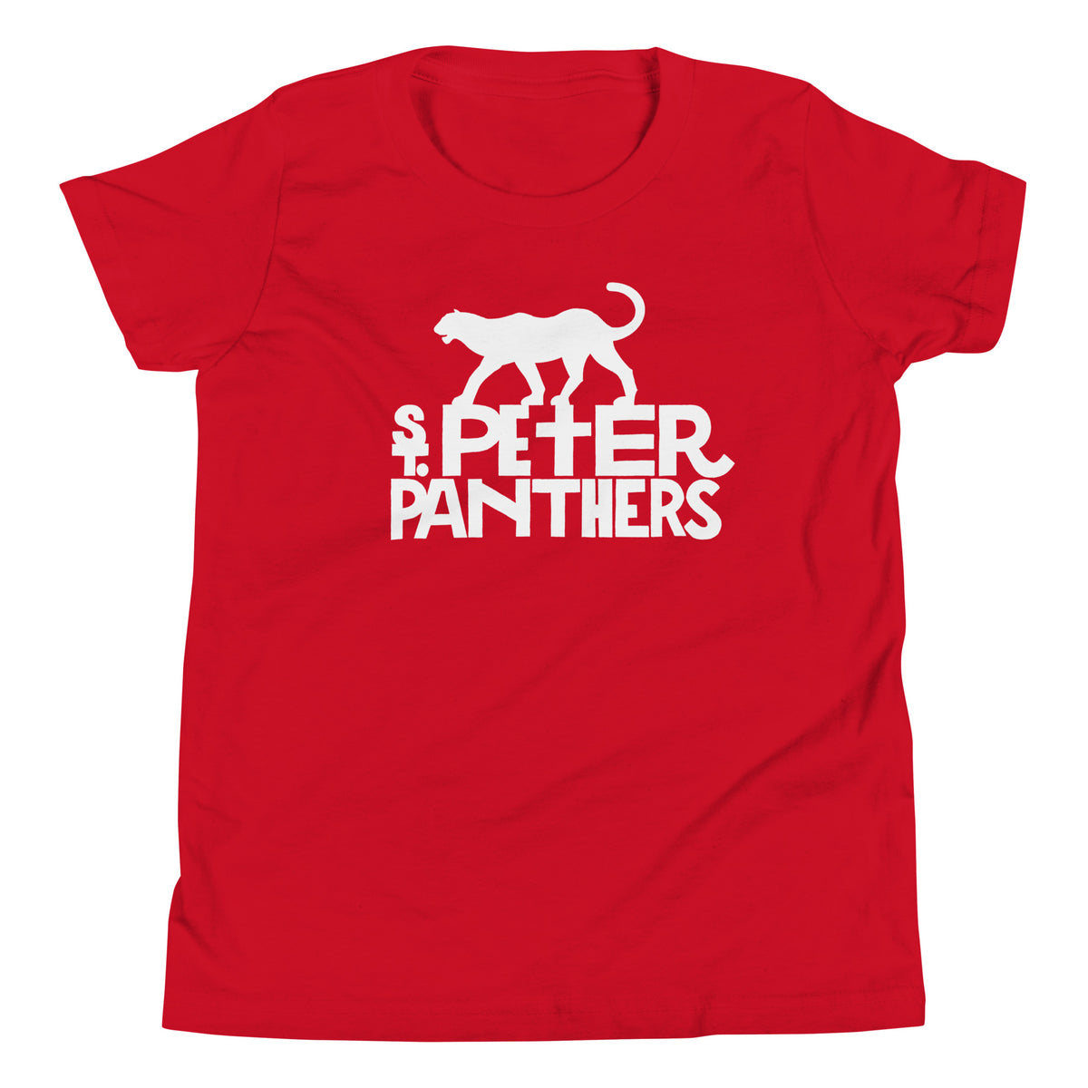 Kids Panther Shirt in Red