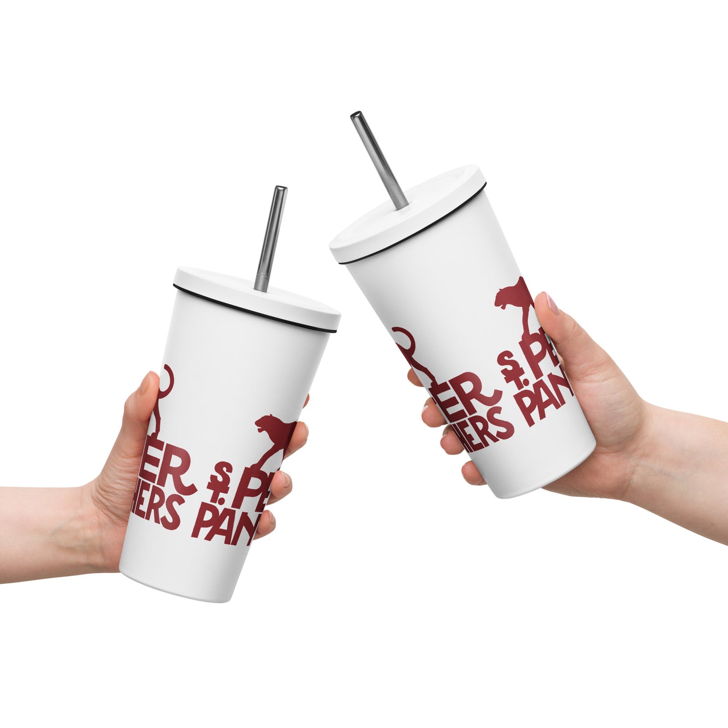 Panther Tumbler - 20oz with straw