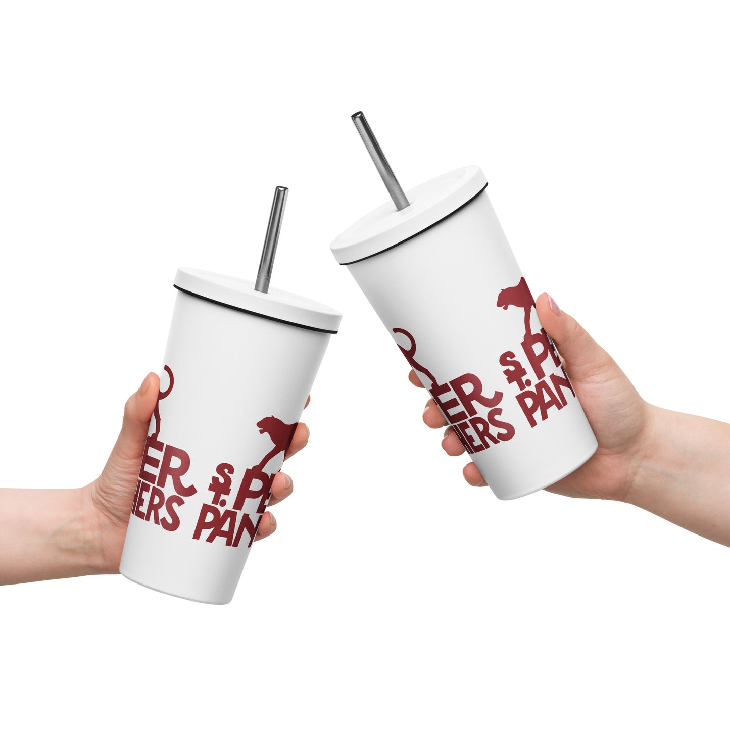 Panther Tumbler - 20oz with straw